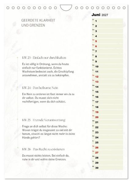 Produktbild: SEELENKOMPASS (Wandkalender 2027 DIN A4 hoch), CALVENDO Monatskalender
