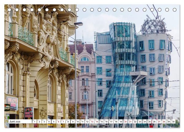 Produktbild: Architektonische Zeitspr&uuml;nge (Tischkalender 2026 DIN A5 quer), CALVENDO Monatskalender