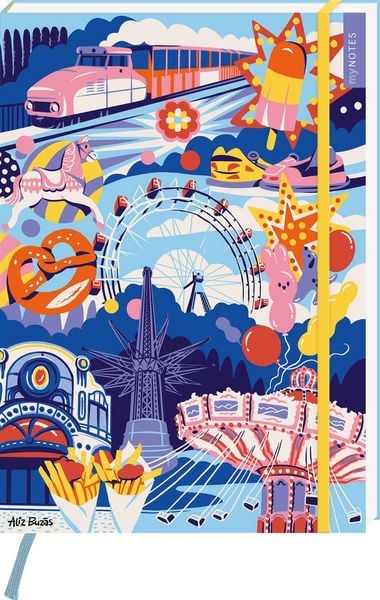 Produktbild: MyNOTES Papeterie: Notizbuch A4 &Ouml;sterreich &ndash; Riesenrad & Prater