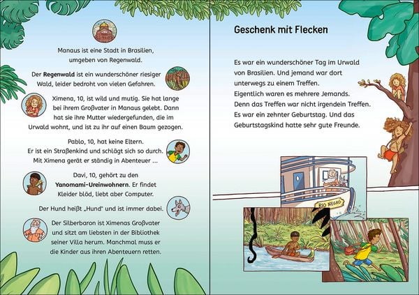 Produktbild: Lesel&ouml;wen 3. Klasse - Amazonas-Detektive: Gefahr im Regenwald