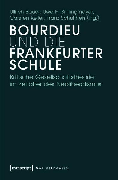 Produktbild: Bourdieu und die Frankfurter Schule