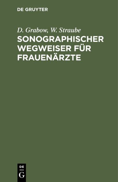 Produktbild: Sonographischer Wegweiser f&uuml;r Frauen&auml;rzte