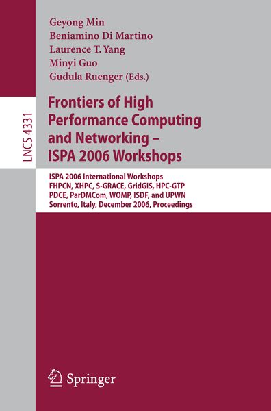 Produktbild: Frontiers of High Performance Computing and Networking &ndash; ISPA 2006 Workshops