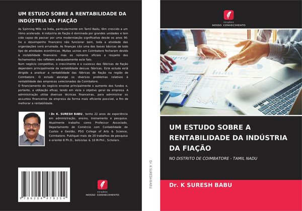 Produktbild: Um Estudo Sobre a Rentabilidade Da Ind&uacute;stria Da Fia&ccedil;&atilde;o