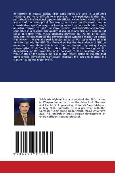Produktbild: Performance Analysis and Improvement of the Fiber Optic Network