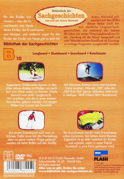 Produktbild: B10 - Boards & Cars - Bibliothek der Sachgeschichten