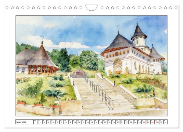 Produktbild: Rum&auml;nien - Vielfalt und Authentizit&auml;t (Wandkalender 2027 DIN A4 quer), CALVENDO Monatskalender