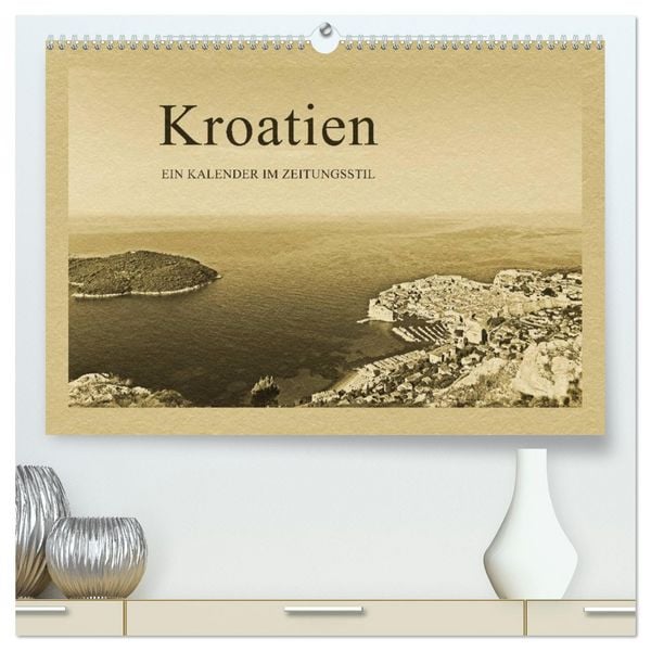 Produktbild: Kroatien (hochwertiger Premium Wandkalender 2026 DIN A2 quer), Kunstdruck in Hochglanz