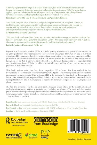 Produktbild: Ecosystem Services from Agriculture and Agroforestry