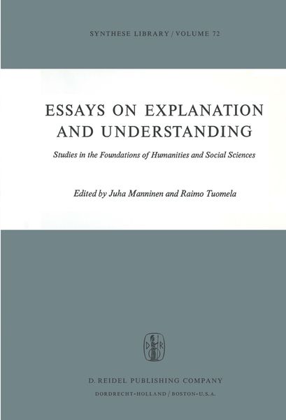 Produktbild: Essays on Explanation and Understanding