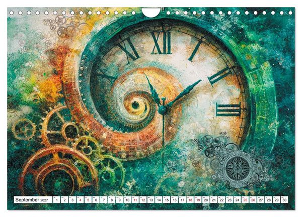 Produktbild: Zeitlandschaften (Wandkalender 2027 DIN A4 quer), CALVENDO Monatskalender
