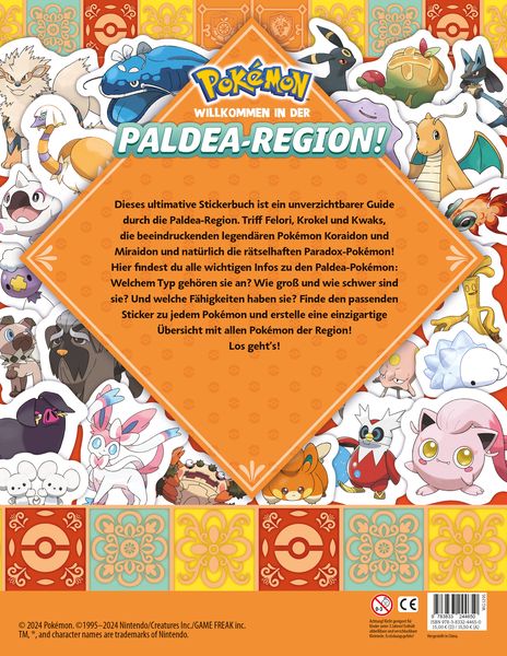 Produktbild: Pok&eacute;mon: Das ultimative Stickerbuch der Paldea-Region