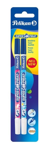 Pelikan Tintenkiller Super Pirat, Strichstärke B = Breit, 2er Set