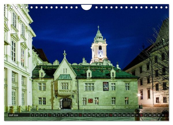 Produktbild: Donaumetropole Bratislava (Wandkalender 2026 DIN A4 quer), CALVENDO Monatskalender