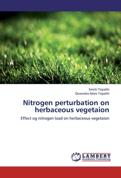 Produktbild: Nitrogen perturbation on herbaceous vegetaion