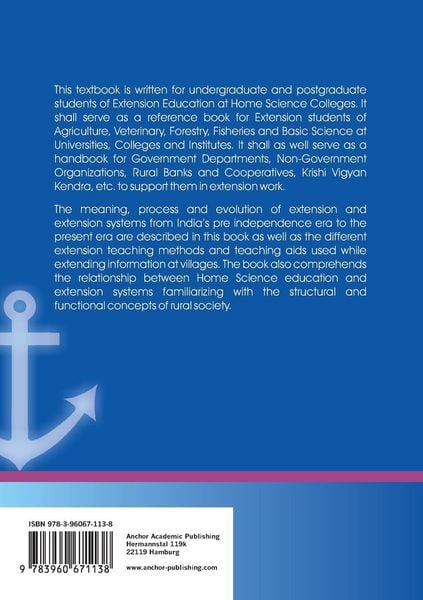 Produktbild: Home Science Extension Education and Rural Development