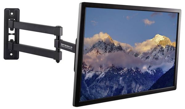 Produktbild: SpeaKa Professional Monitor-Wandhalterung SP-MM-1100 1 Display(s) 25,4 cm (10") - 81,3 cm (32") Schwarz Neigbar, Schwenkbar