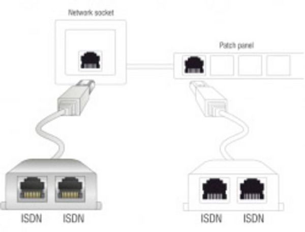 Produktbild: Delock RJ45 Netzwerk Adapter CAT 5 [1x RJ45-Stecker - 2x RJ45-Buchse] 15.00 cm Wei&szlig;