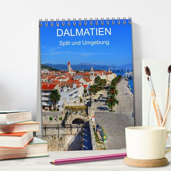 Produktbild: DALMATIEN - Split und Umgebung (Tischkalender 2026 DIN A5 hoch), CALVENDO Monatskalender