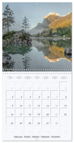 Produktbild: The Alps - A Year in the Mountains (Wall Calendar 2026 12 &times; 12 Inch) CALVENDO 12 Month Wall Calendar