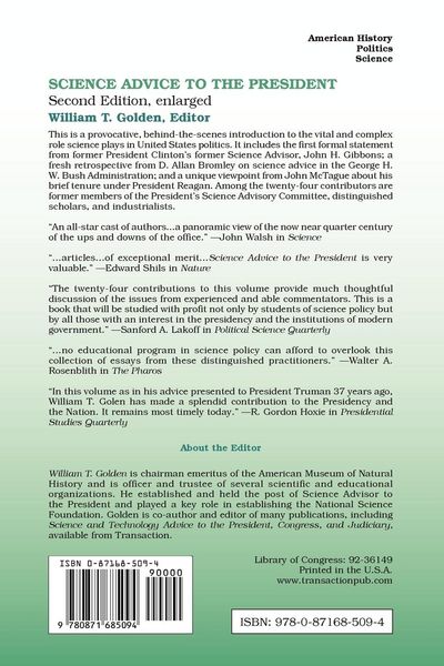 Produktbild: Science Advice to the President
