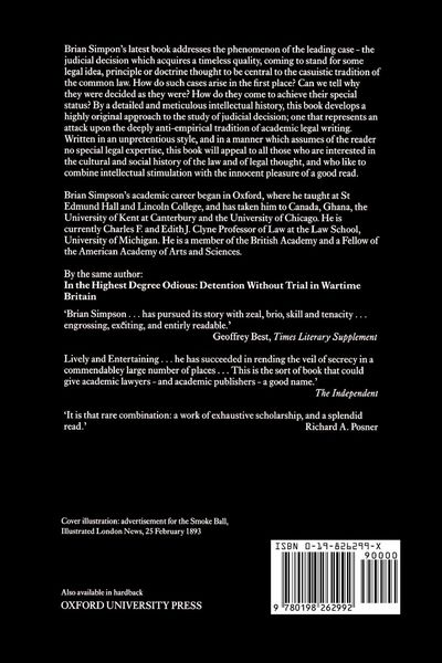 Produktbild: Leading Cases in the Common Law