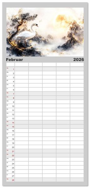 Produktbild: Familienplaner 2026 - W&auml;chter des Zauberwaldes mit 5 Spalten (Wandkalender, 21 x 45 cm) CALVENDO