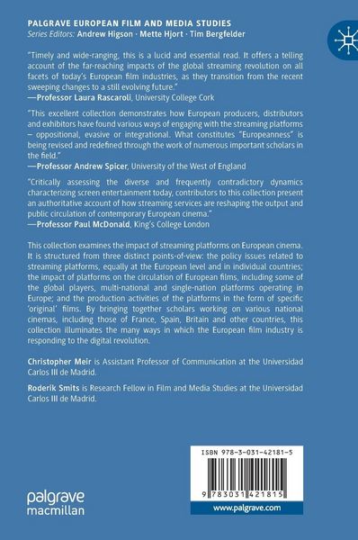 Produktbild: European Cinema in the Streaming Era
