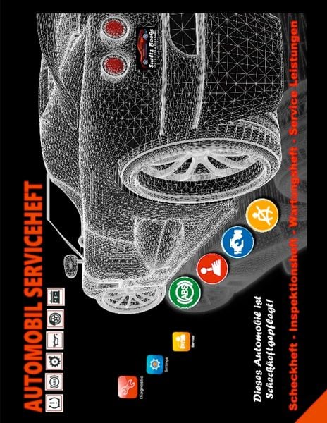 Produktbild: AUTOMOBIL SERVICEHEFT KFZ Scheckheft Inspektionsheft Wartungsheft Service Leistungen