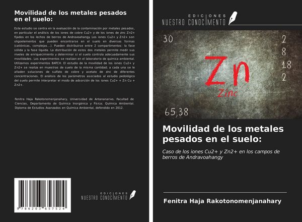 Produktbild: Movilidad de los metales pesados en el suelo: