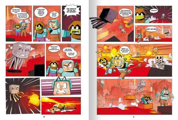 Produktbild: Tagebuch eines Noobs Kriegers - Der Comic Bd. 2 - Chaos im Nether