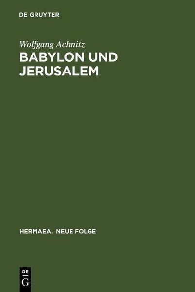 Produktbild: Babylon und Jerusalem