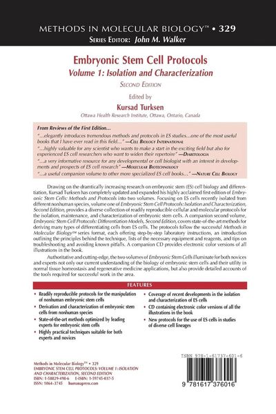 Produktbild: Embryonic Stem Cell Protocols