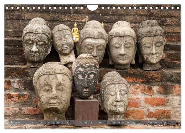 Produktbild: Buddha - Momente der inneren Einkehr (Wandkalender 2026 DIN A4 quer), CALVENDO Monatskalender