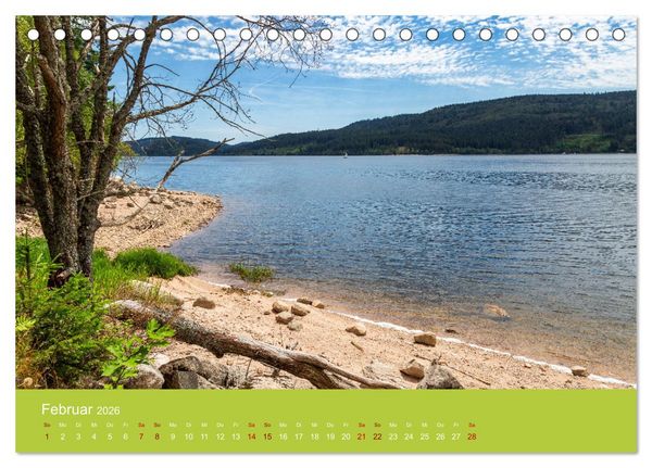 Produktbild: Hochschwarzwald - Traumhafte Landschaften im Schwarzwald (Tischkalender 2026 DIN A5 quer), CALVENDO Monatskalender
