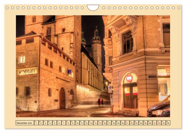 Produktbild: Stadtansichten von Halle an der Saale (Wandkalender 2026 DIN A4 quer), CALVENDO Monatskalender