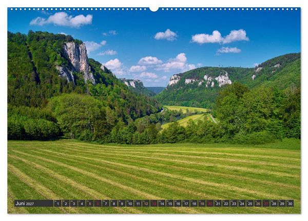 Produktbild: Moment mal! an der Oberen Donau (hochwertiger Premium Wandkalender 2027 DIN A2 quer), Kunstdruck in Hochglanz