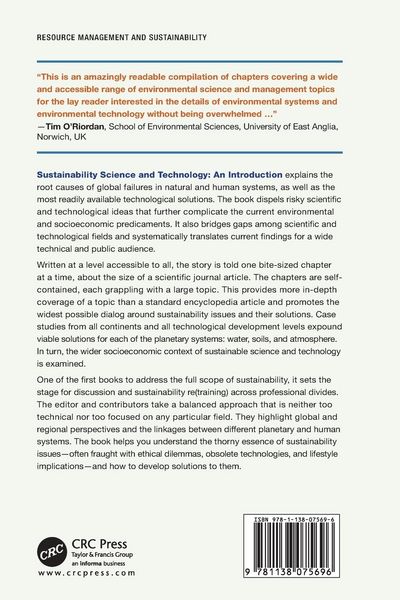 Produktbild: Sustainability Science and Technology