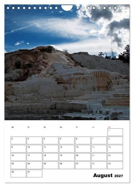 Produktbild: Yellowstone und Grand Tetons Nationalparks (Wandkalender 2027 DIN A4 hoch), CALVENDO Monatskalender