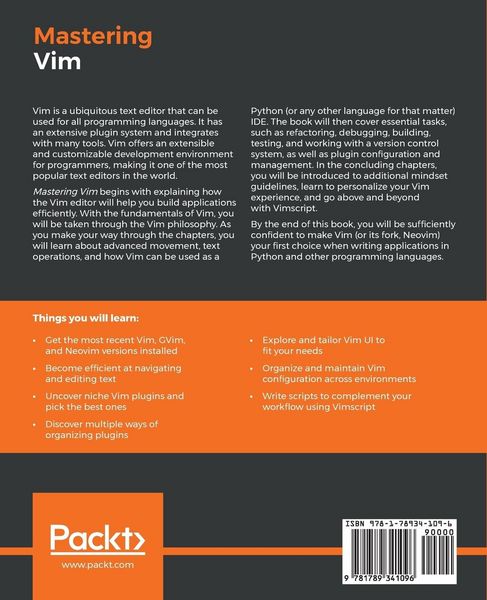 Produktbild: Mastering Vim