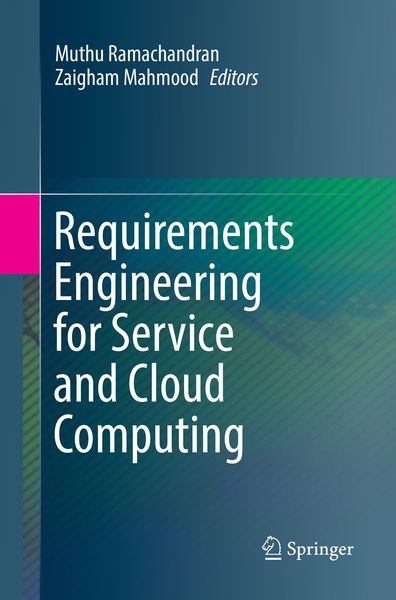 Produktbild: Requirements Engineering for Service and Cloud Computing