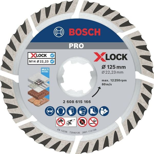 Bosch Accessories 2608615166 Diamanttrennscheibe Durchmesser 125 mm 1 St.