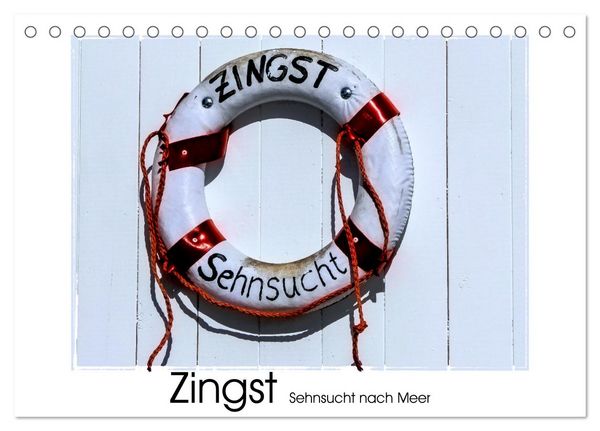Zingst Sehnsucht nach Meer (Tischkalender 2026 DIN A5 quer), CALVENDO Monatskalender