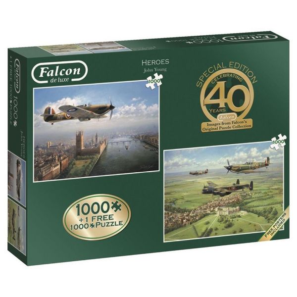 Produktbild: 40th Anniversary Heroes - 2x 1000 Teile