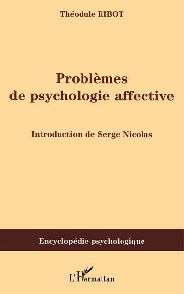 Produktbild: Probl&egrave;mes de psychologie affective