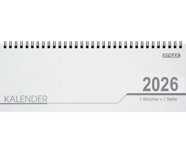 Produktbild: Stykex Schreibtischquerkalender 2026, 32 Blatt