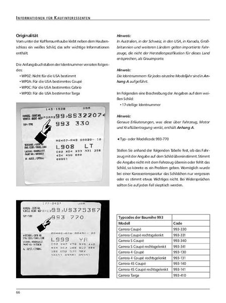 Produktbild: Handbuch 911 Typ 993