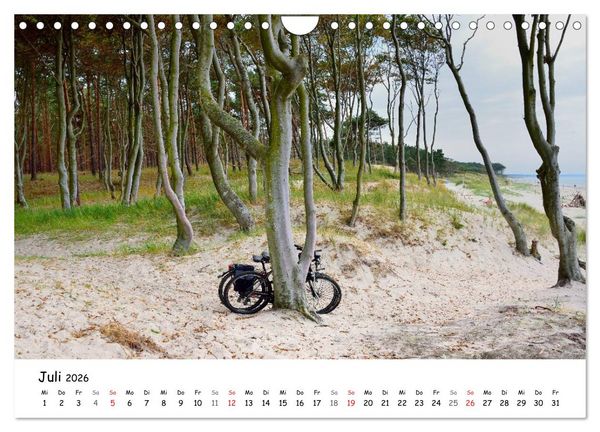 Produktbild: Velomantisch - Radimpressionen (Wandkalender 2026 DIN A4 quer), CALVENDO Monatskalender