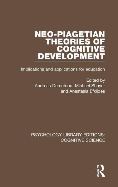 Produktbild: Neo-Piagetian Theories of Cognitive Development