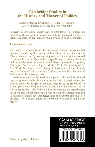 Produktbild: The Liberal Mind 1914-29